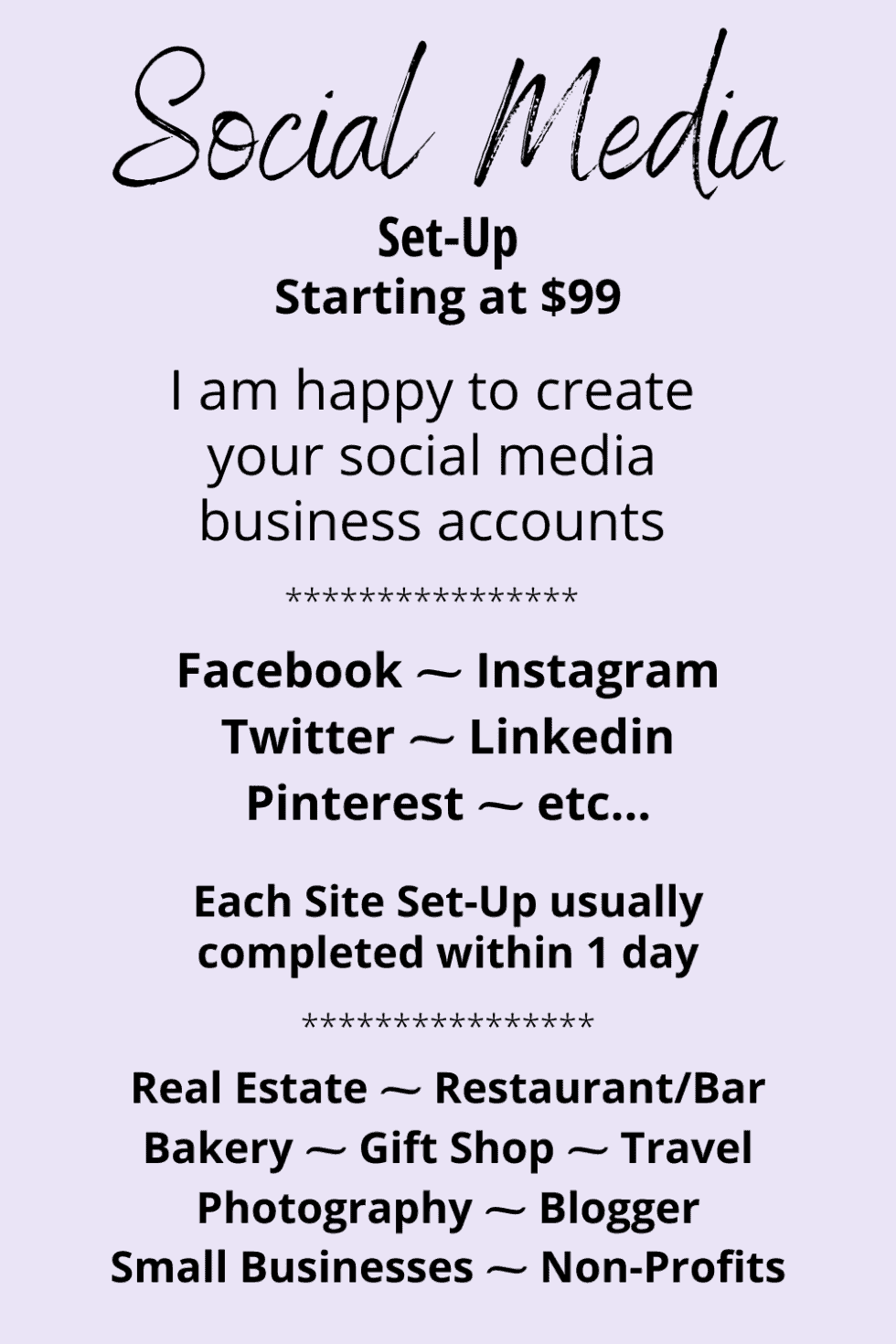 Virtual Assistant-Website Design- Social Media - Uptown Downtown Gal